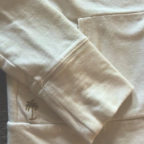 Lilly Pulitzer Solid White Popover - Sz Small - Picture 8 of 11